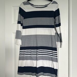 Lilly Pulitzer Navy and White Striped Dress